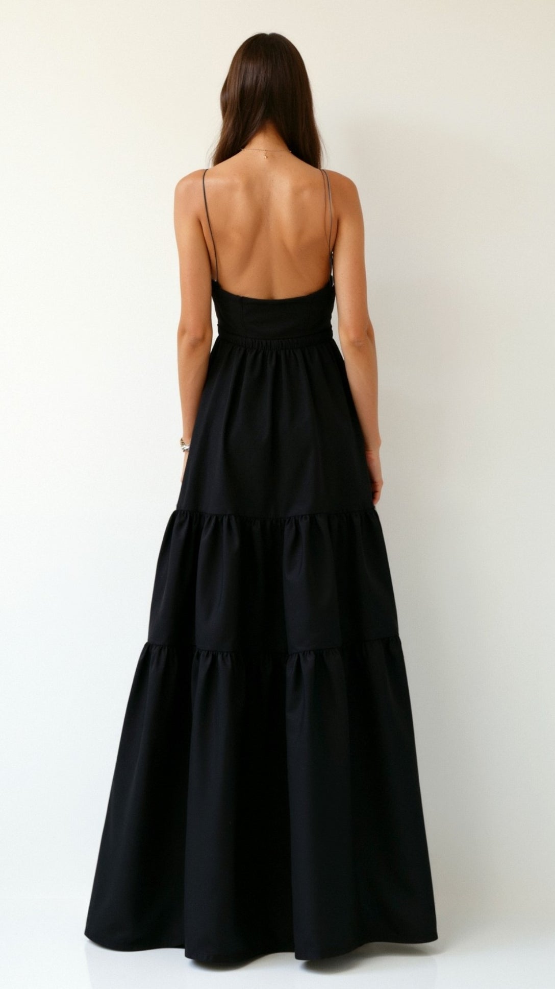 Victoria Maxi Dress with Open Back