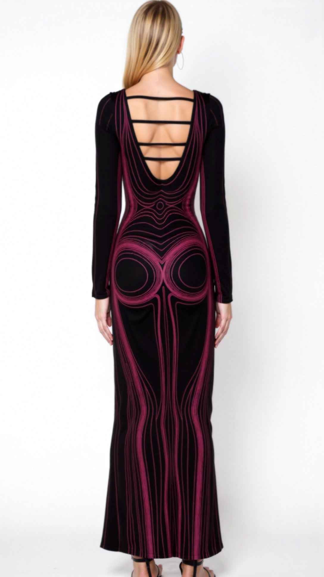 Xiomara Fitted Long Dress
