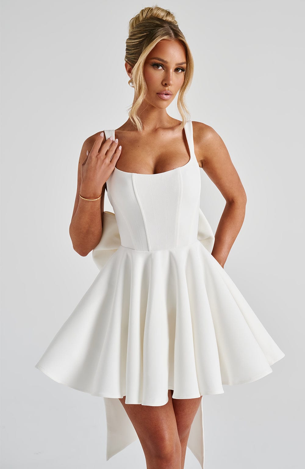 Ivory Rue Mini Dress - ICYBOO