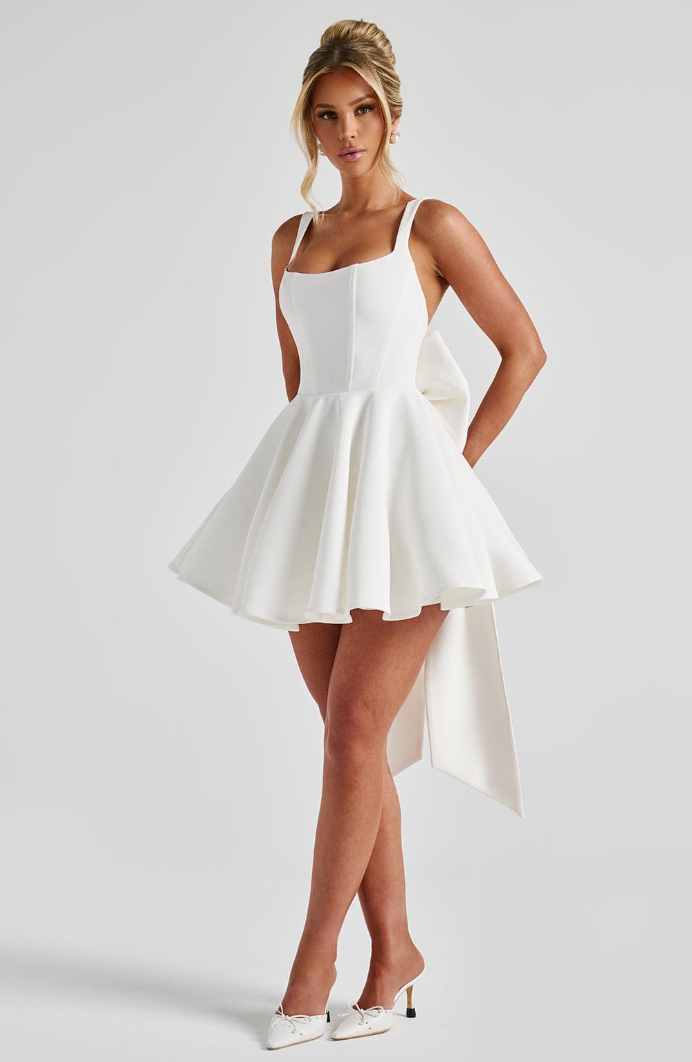 Ivory Rue Mini Dress - ICYBOO