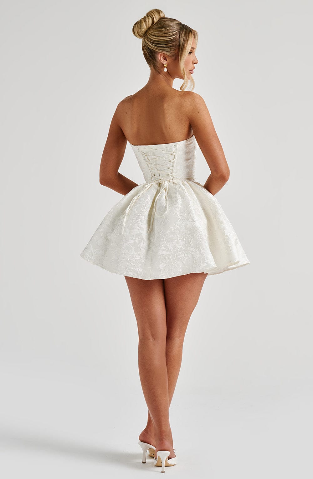 Ivory Salome Mini Dress - ICYBOO