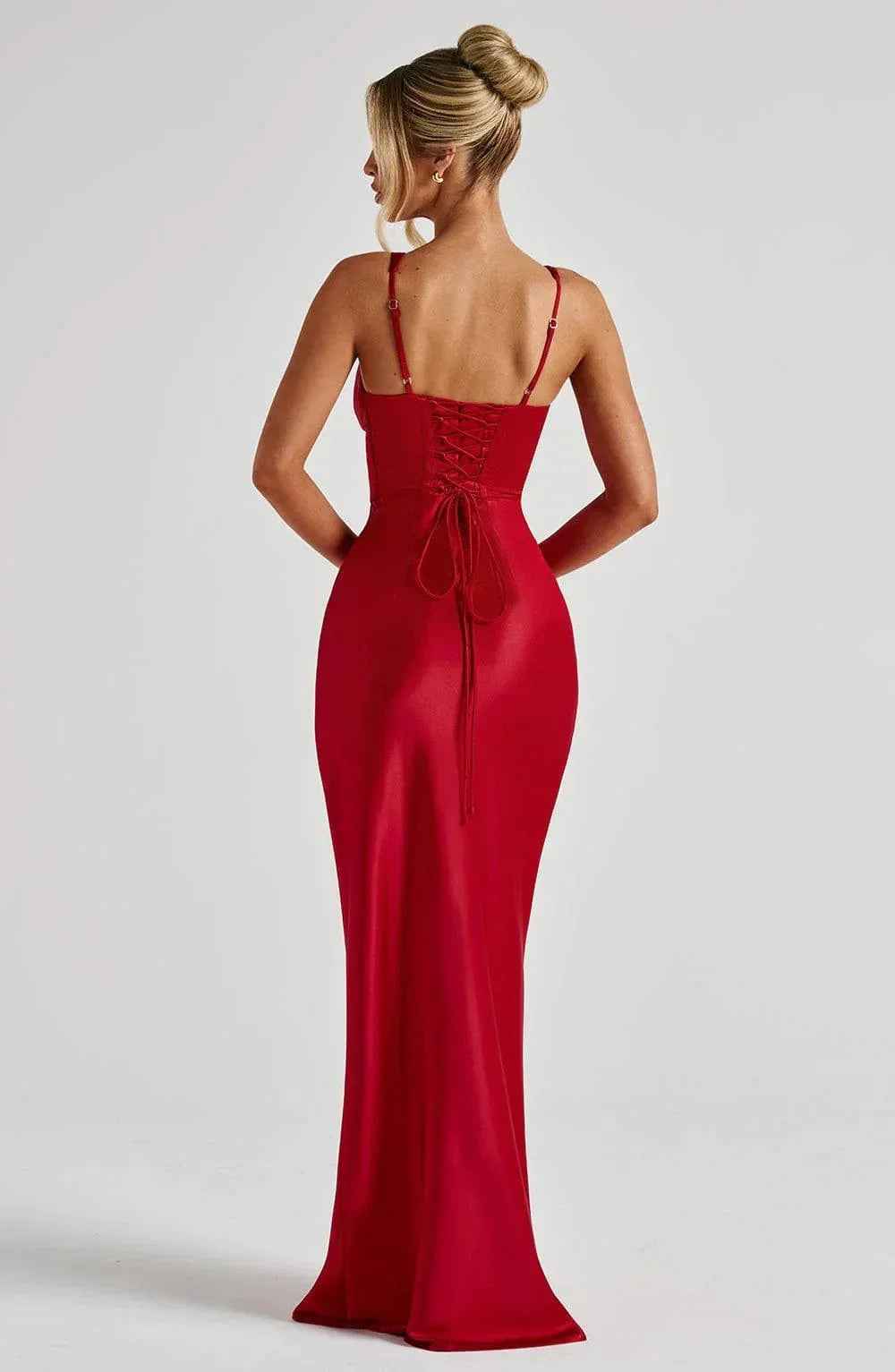 Shae Red Maxi Dress - ICYBOO