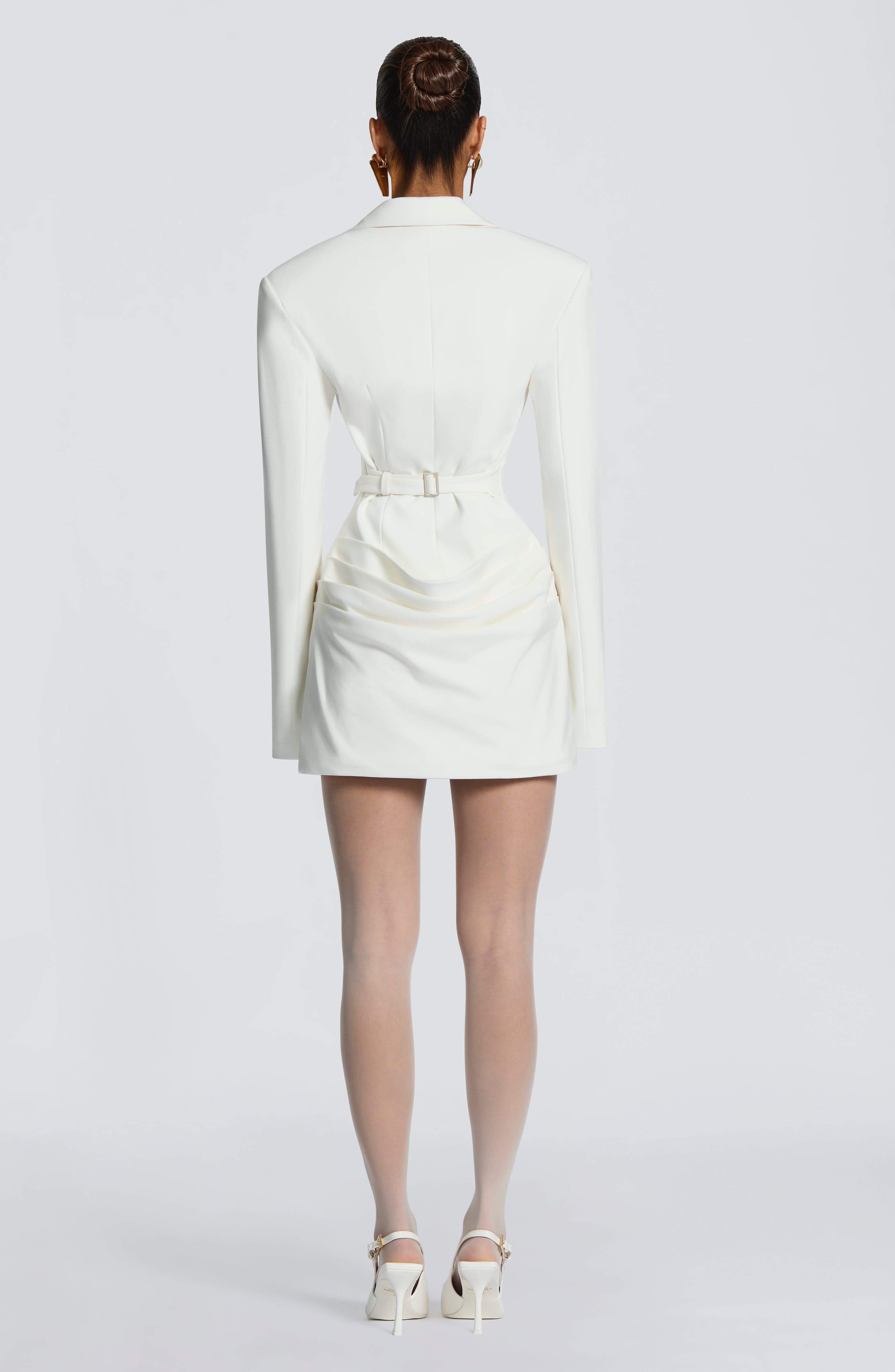 Susie Mini Dress - Ivory - ICYBOO