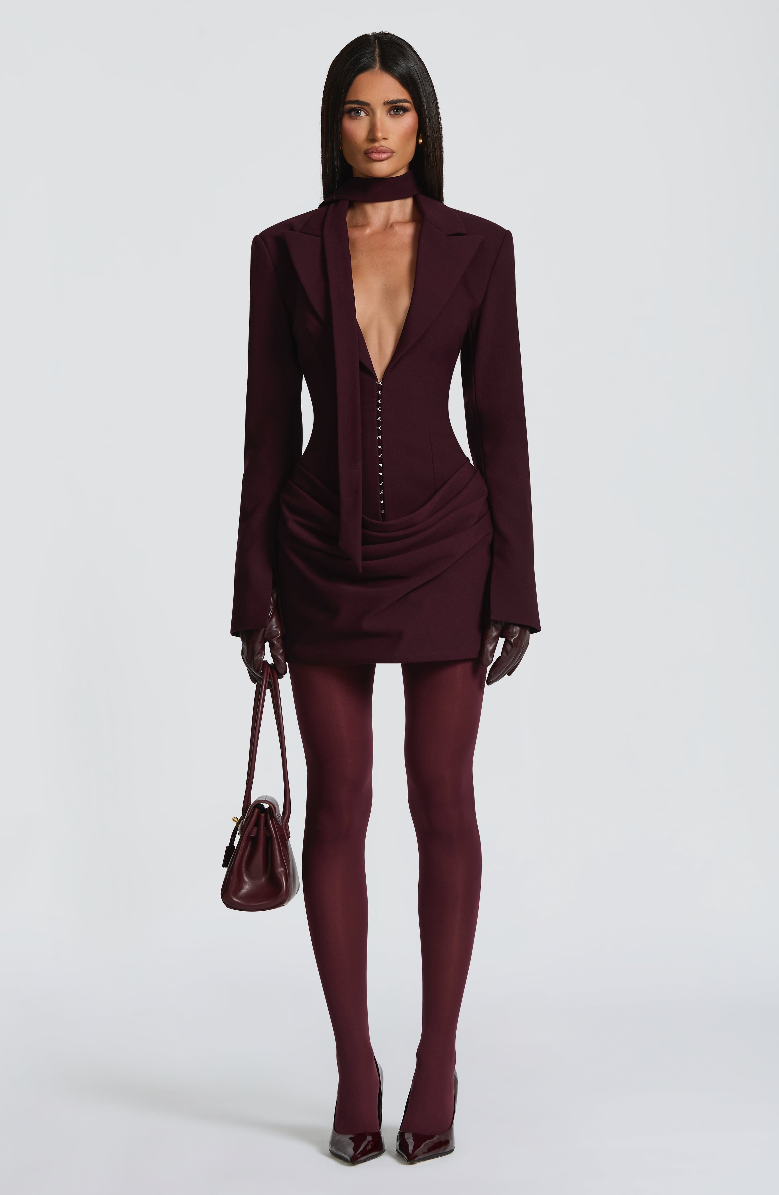 Plum Susie Mini Dress - ICYBOO