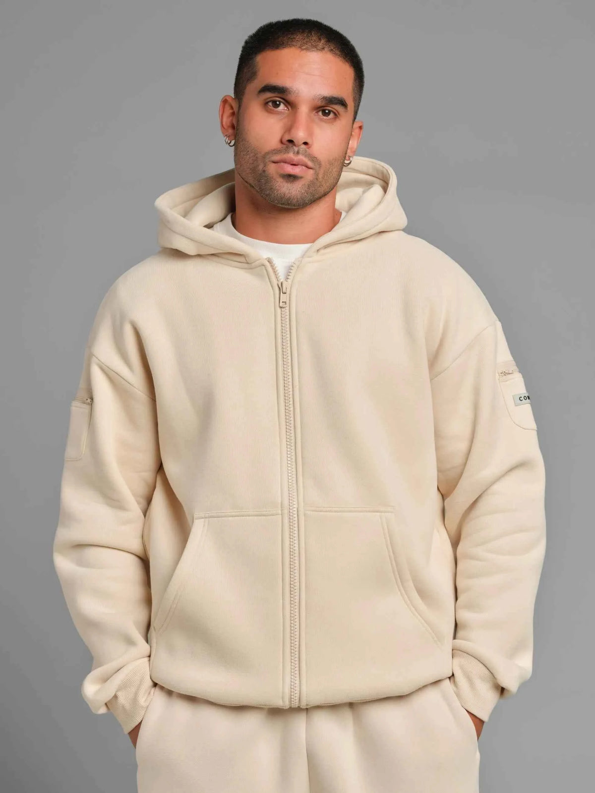 Travel Essentials Heavyweight Fleece Zip Hoodie