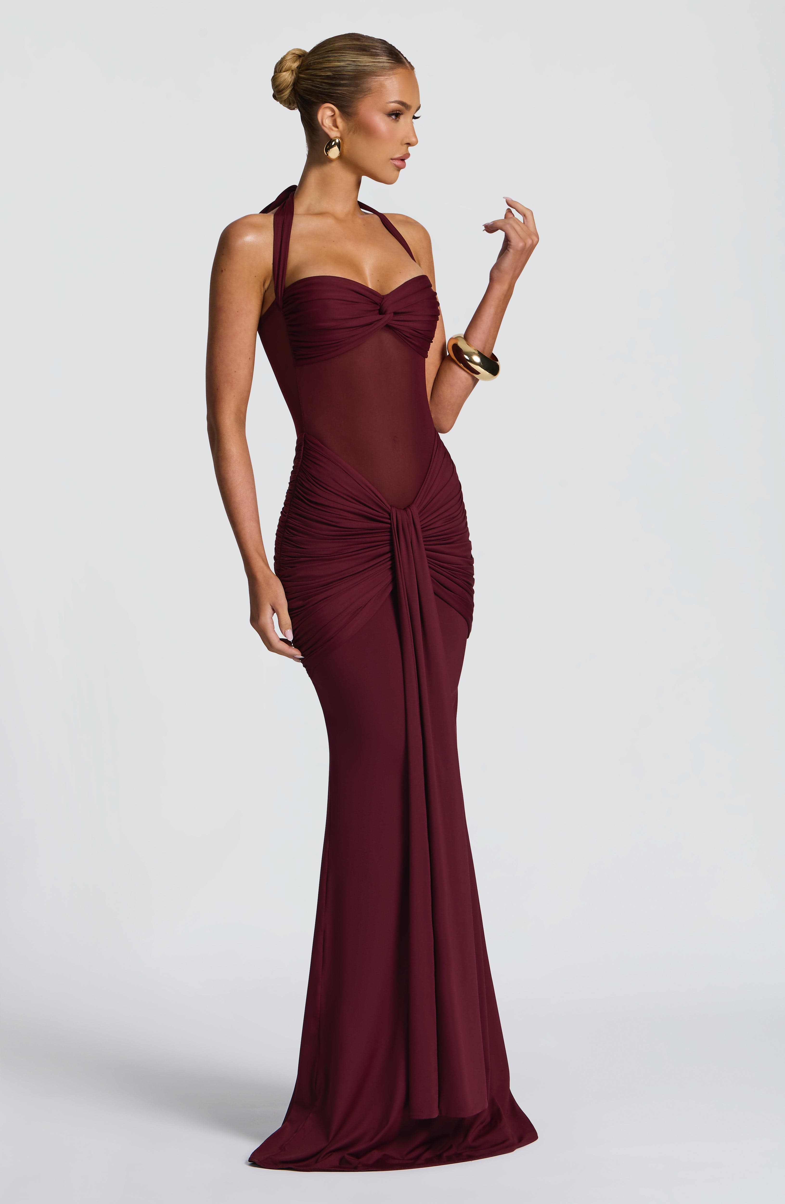 Cherry Lacquer Vixen Maxi Dress - ICYBOO