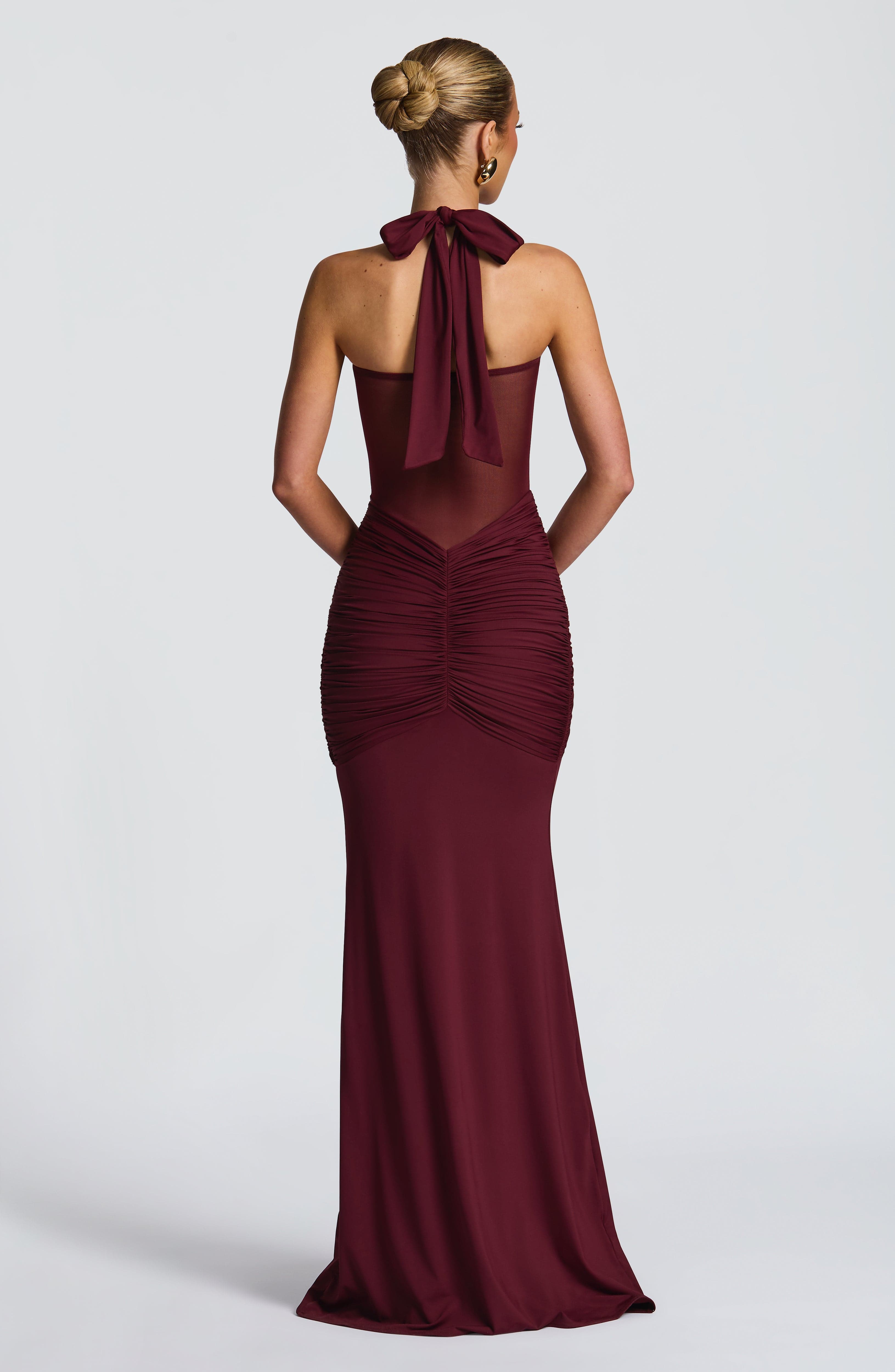 Cherry Lacquer Vixen Maxi Dress - ICYBOO