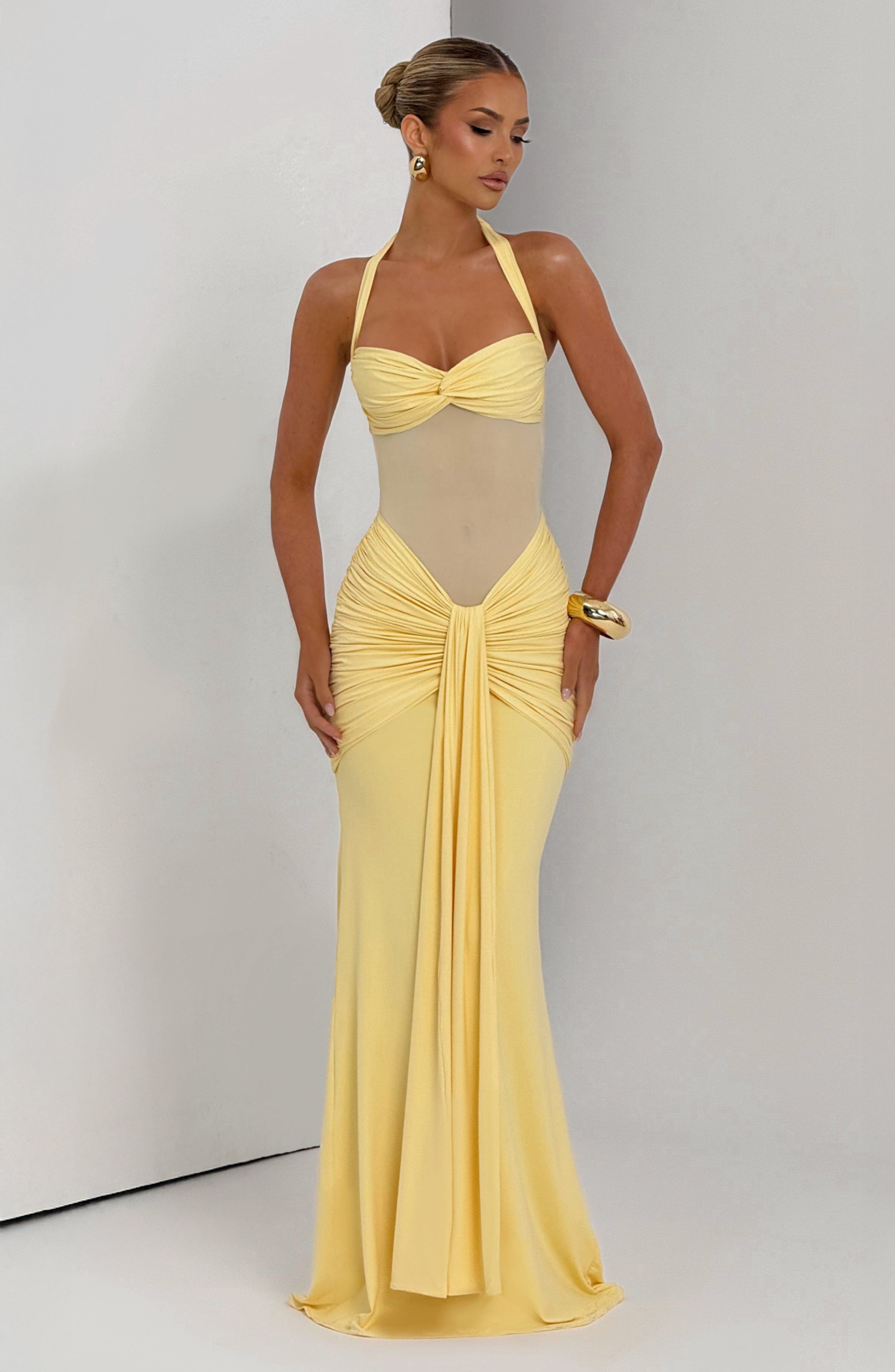Lemon Vixen Maxi Dress - ICYBOO