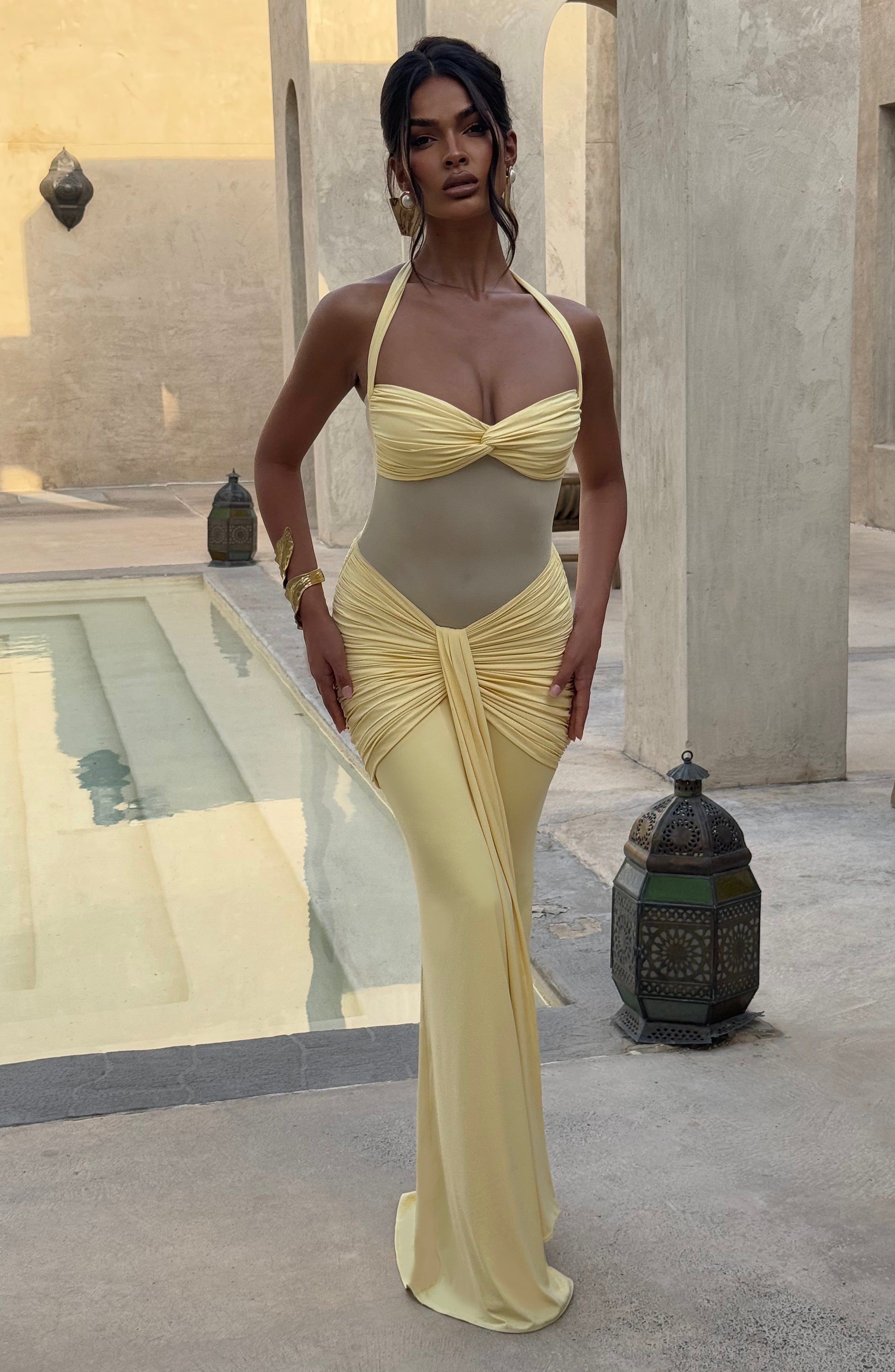 Lemon Vixen Maxi Dress - ICYBOO
