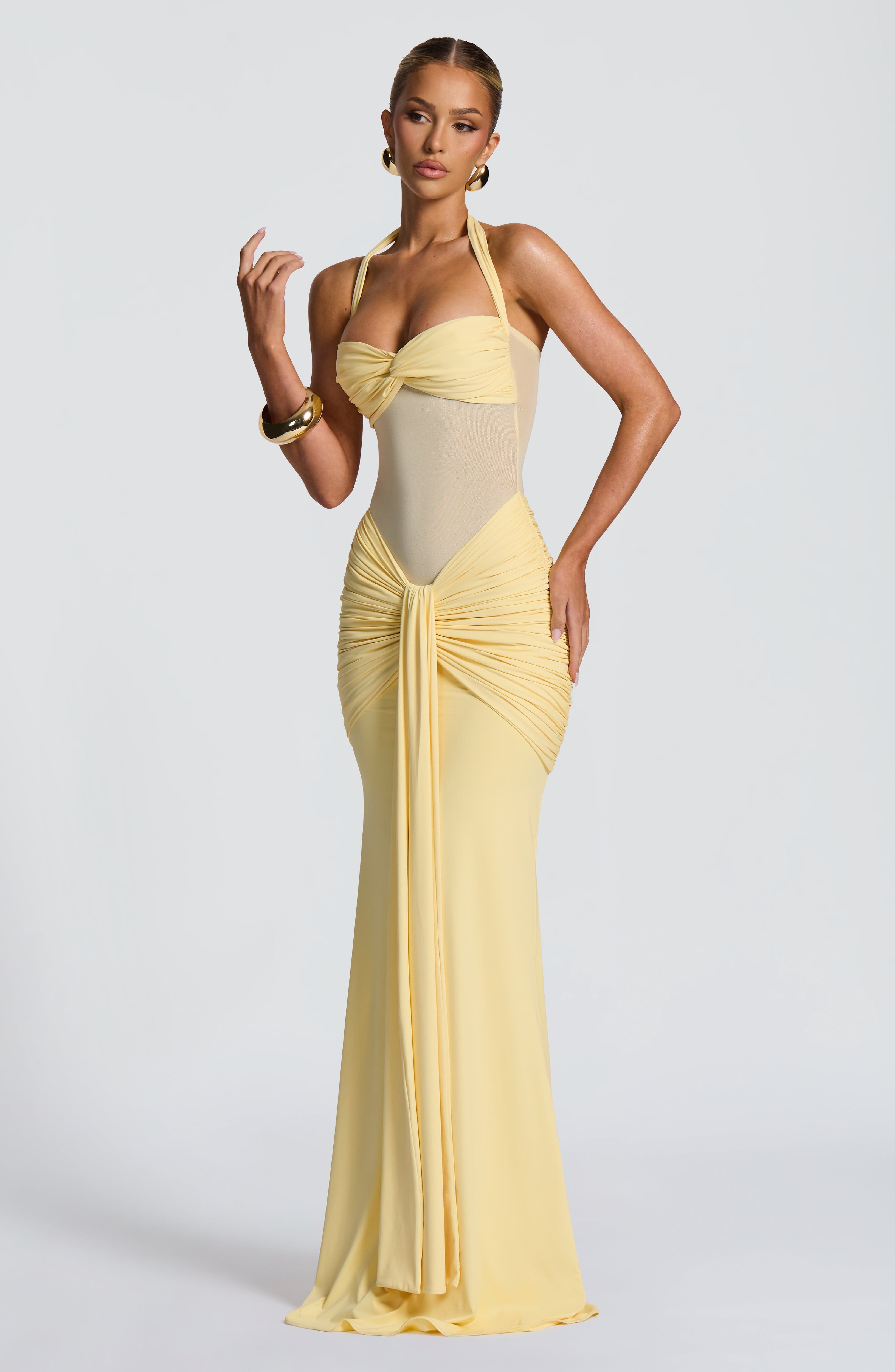 Lemon Vixen Maxi Dress - ICYBOO