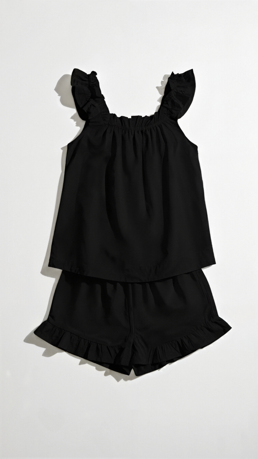 Helen Cotton Ensemble with Ruffles