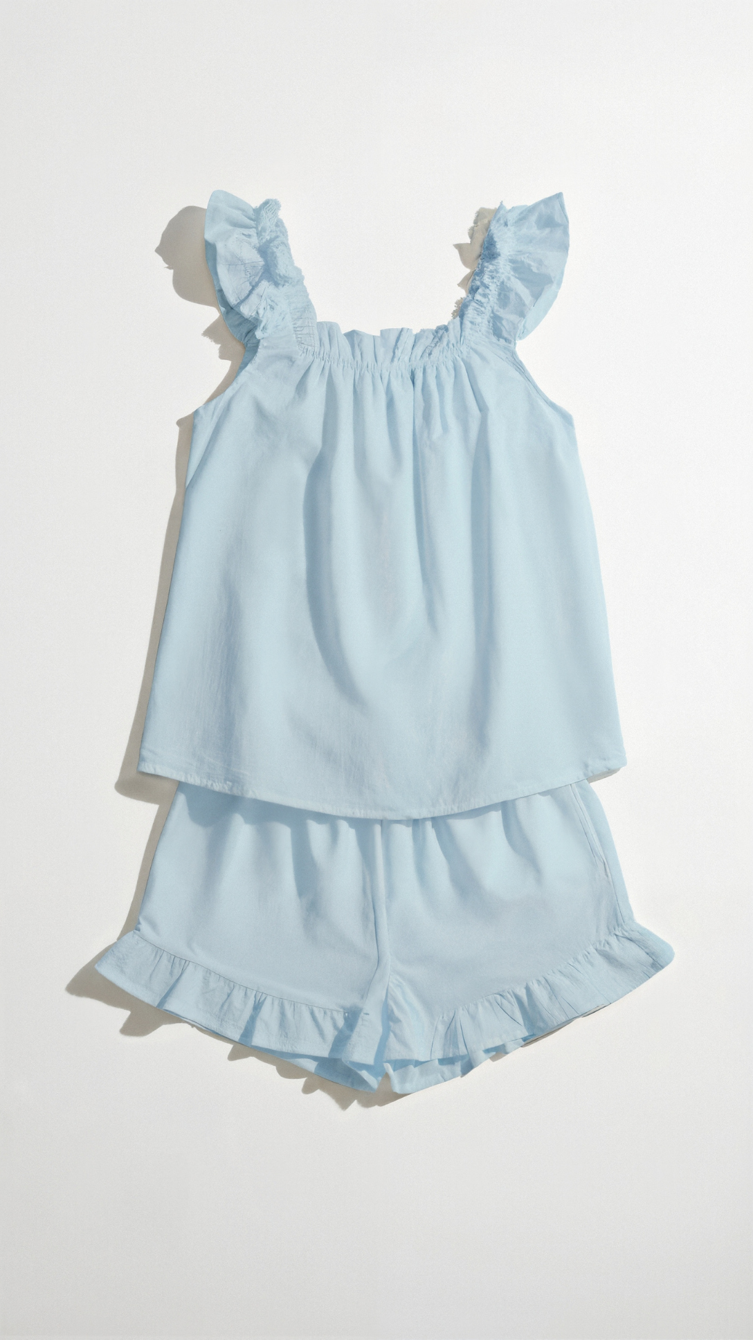 Helen Cotton Ensemble with Ruffles