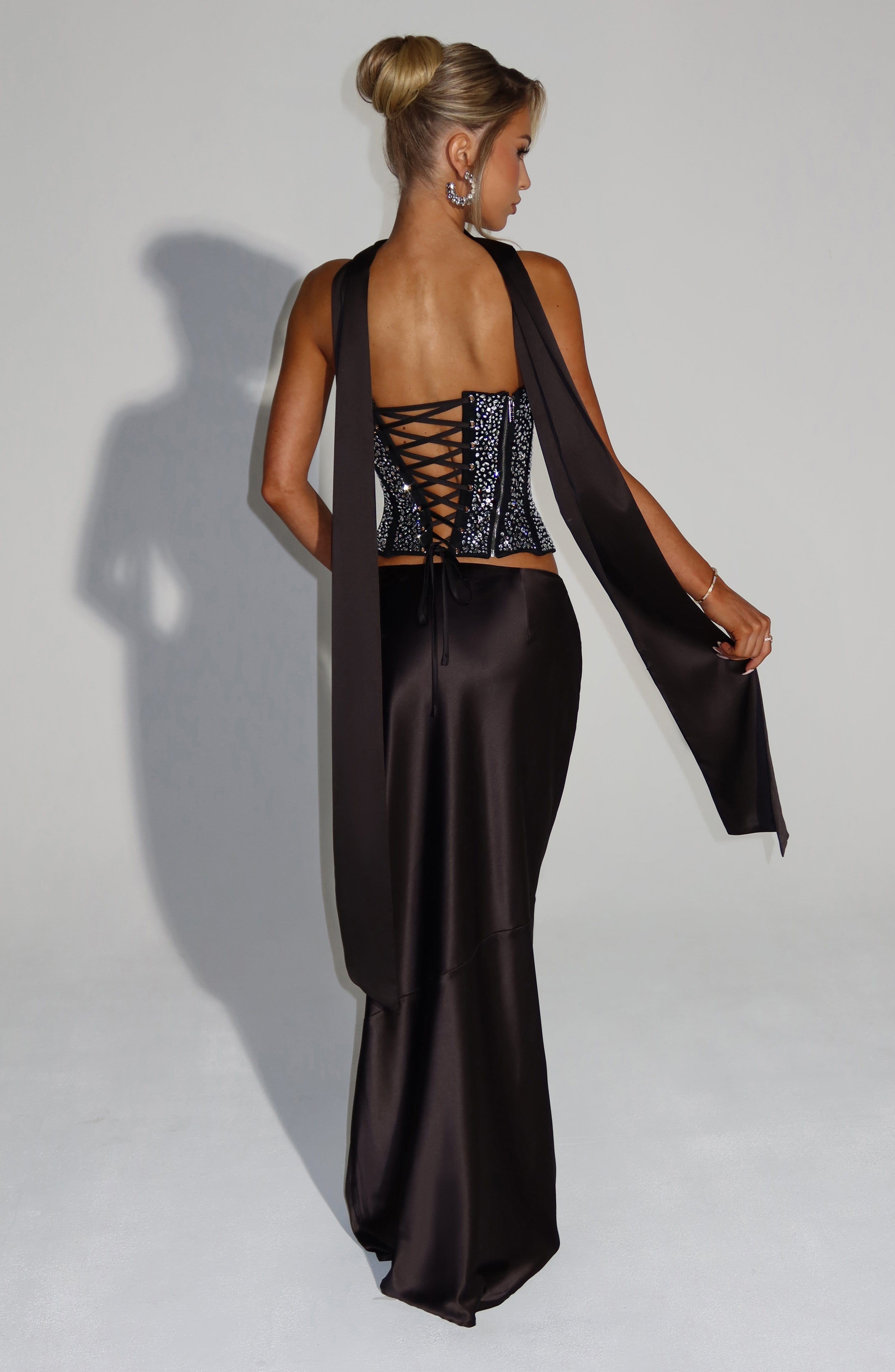 Yvette Black Corset - ICYBOO