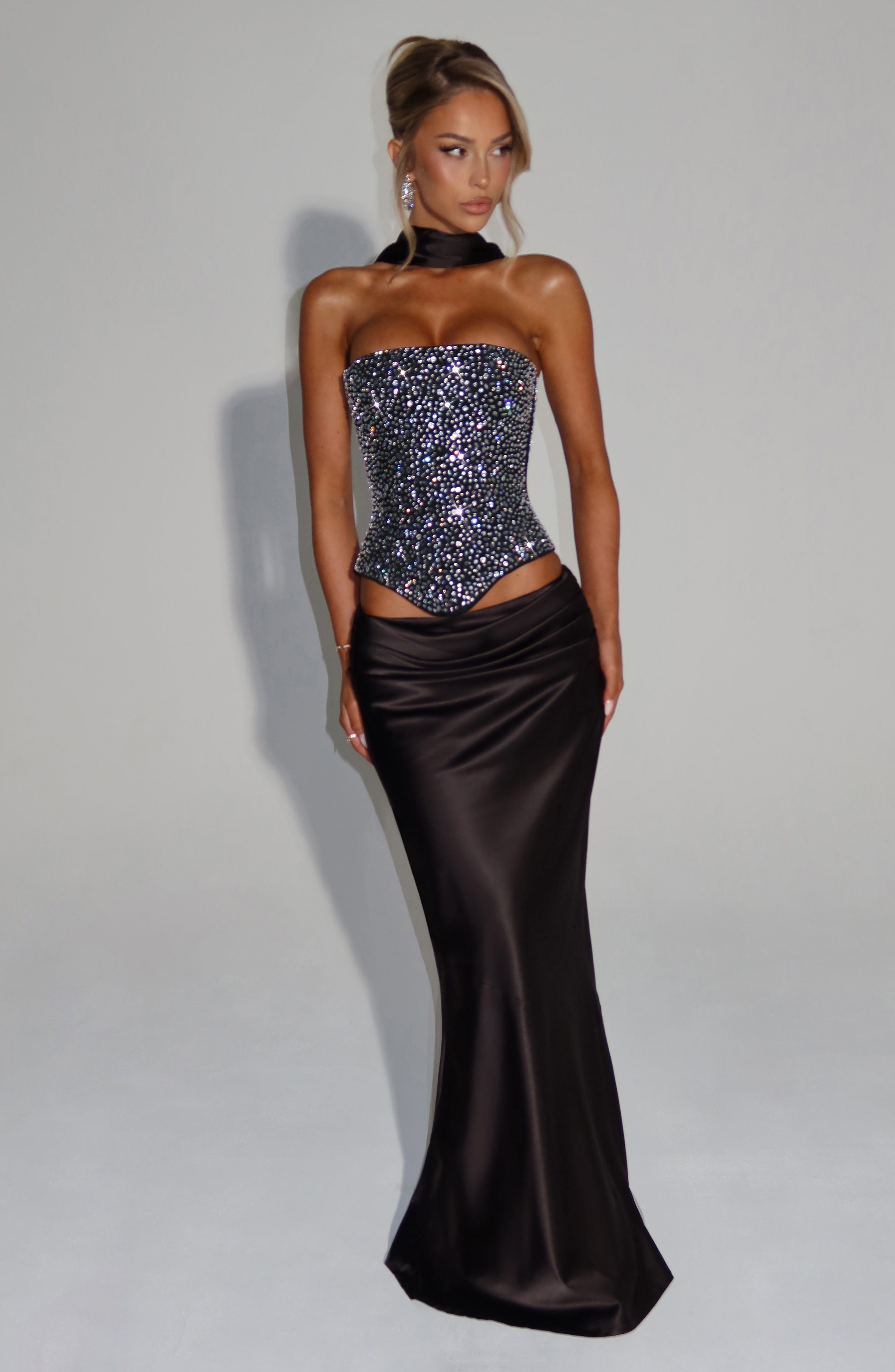 Yvette Black Corset - ICYBOO