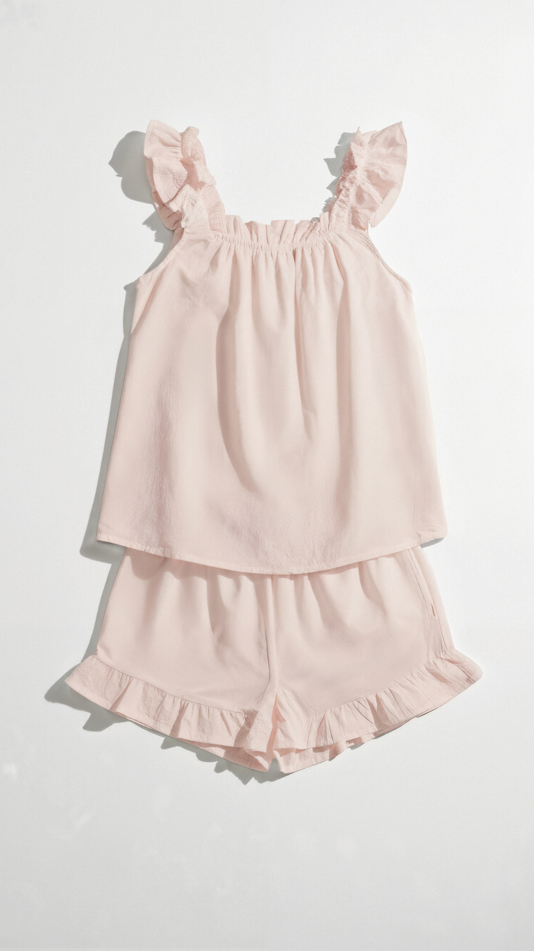 Helen Cotton Ensemble with Ruffles